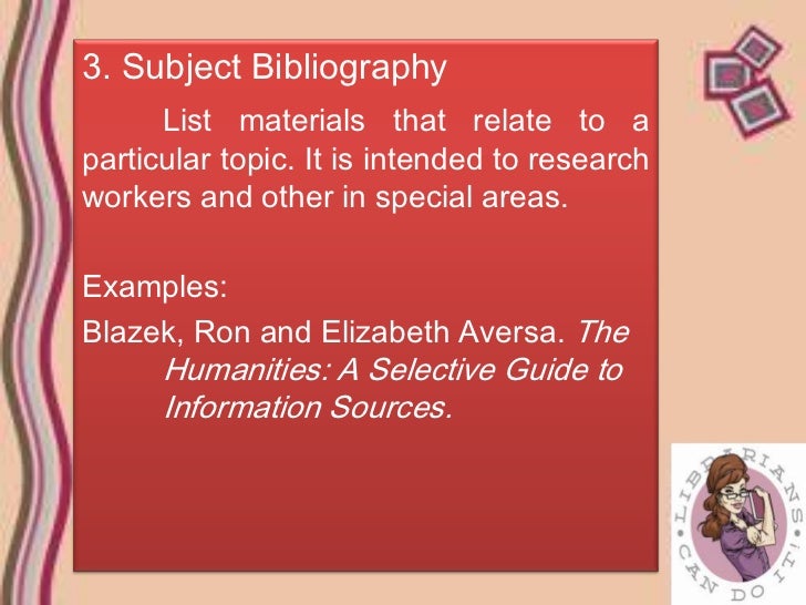A Selective Guide to Information Sources, 5th Edition